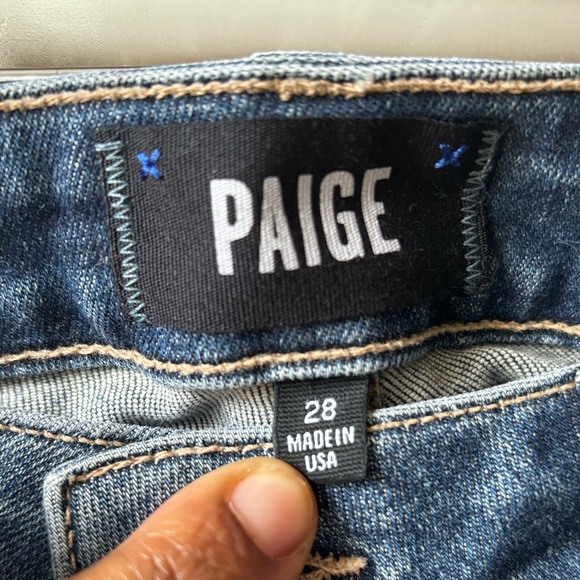 PAIGE | Verdugo ankle distressed hem | size 28 - Picture 10 of 10